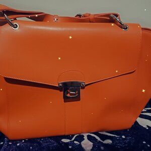 Alberto Di Canio Large Leather Tote – Made in Italy, Never Used